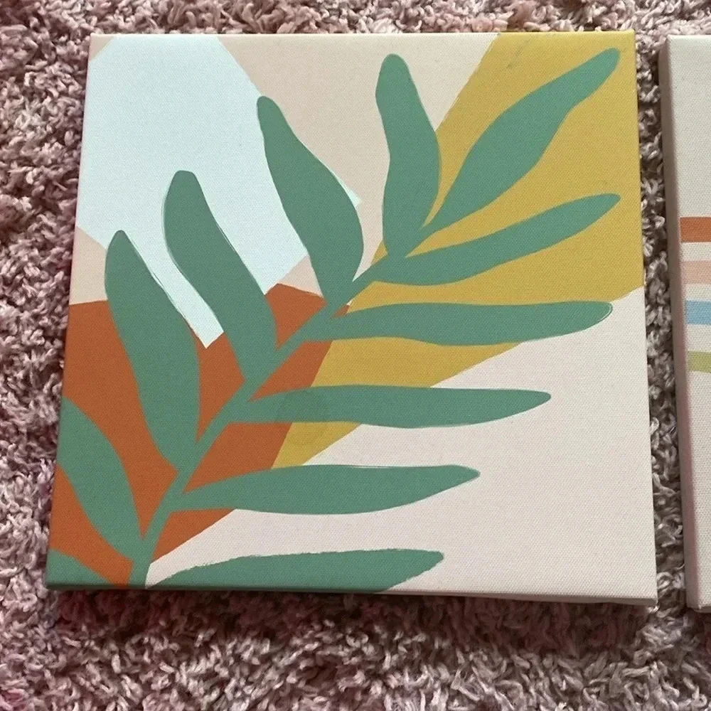Boho Minimalist unframed canvas set